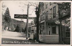 Sierra Buttes Inn Hotel and Dining Room Postcard