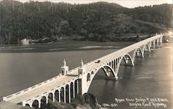 Rogue River Bridge at Gold Beach Postcard