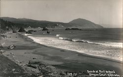 Beach at Port Orford, Oregon Coast Highway Postcard Postcard Postcard