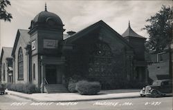 First Baptist Church Postcard