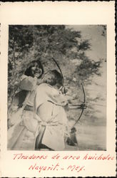 Tiradores de Areo Huichales Postcard