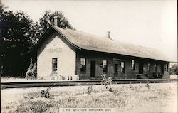 C.P.R. Station Postcard