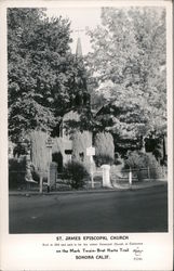 St. James Episcopal Church Sonora, CA Postcard Postcard Postcard