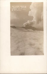 Mt. Lassen in Eruption Postcard