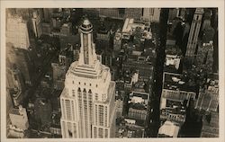 Aerial View of Empire State Observation Deck New York, NY Postcard Postcard Postcard