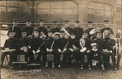 Company "E" Brass Band Postcard