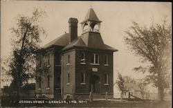 School House Postcard