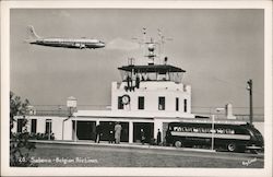 Belgian Airlines Terminal Postcard