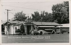 Sacramento Northern Depot Chico, CA Postcard Postcard Postcard