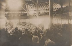 Large Crowd to See Reverend Sunday Postcard