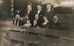 The Sunday Party - Billy Sunday's Family Postcard