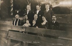 The Sunday Party - Billy Sunday's Family Postcard Postcard Postcard