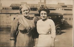 Mrs. Asher + Mrs. Sunday at South Bend Tabernacle 1913 Postcard