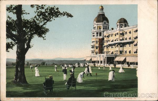 Putting Tournament at Poland Springs Maine