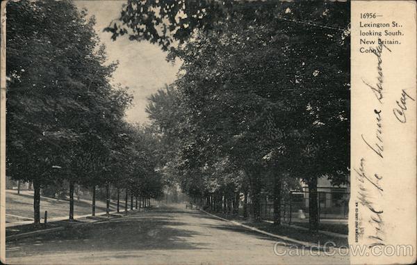 Lexingto St., Looking South New Britain Connecticut