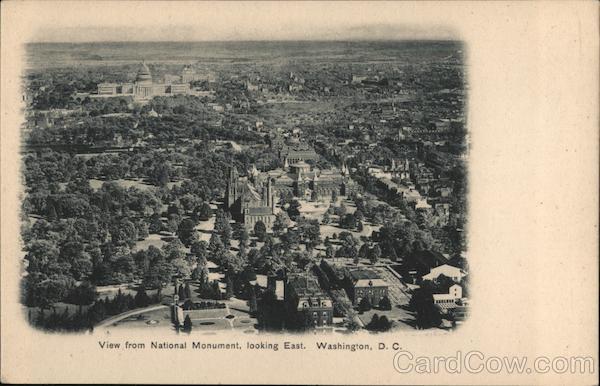 View from National Monument, Looking East Washington District of Columbia