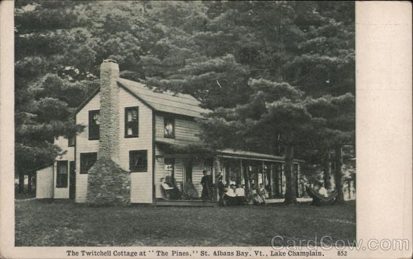 The Twitchell Cottage at The Pines Lake Champlain St. Albans Bay Vermont