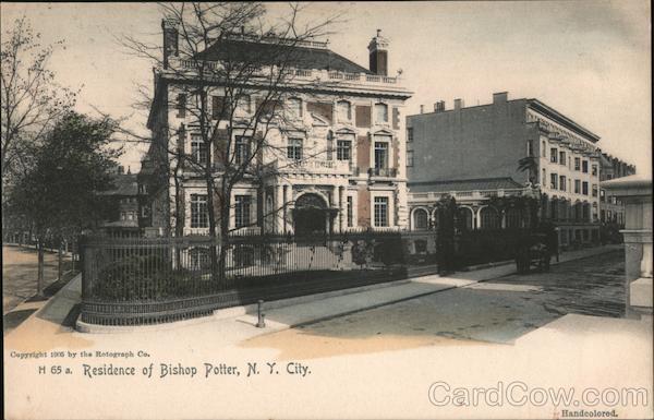 Residence of Bishop Potter New York City
