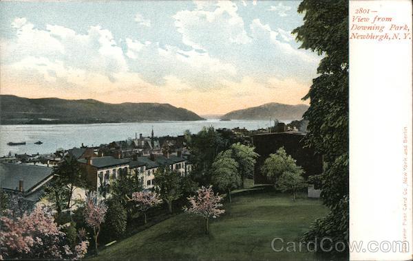 View From Downing Park Newburgh New York