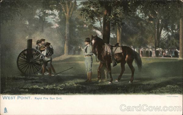 Rapid Fire Gun Drill West Point New York