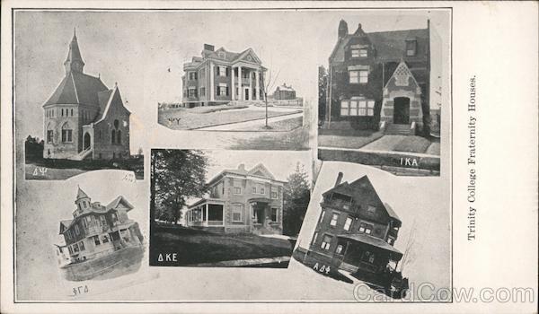 Trinity College Fraternity Houses Hartford Connecticut