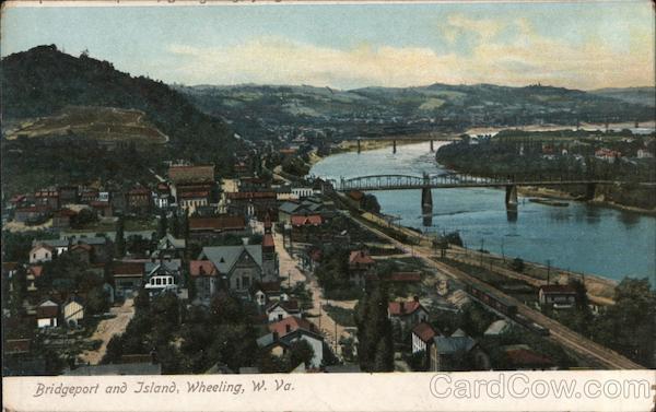 Bridgeport and Island Wheeling West Virginia