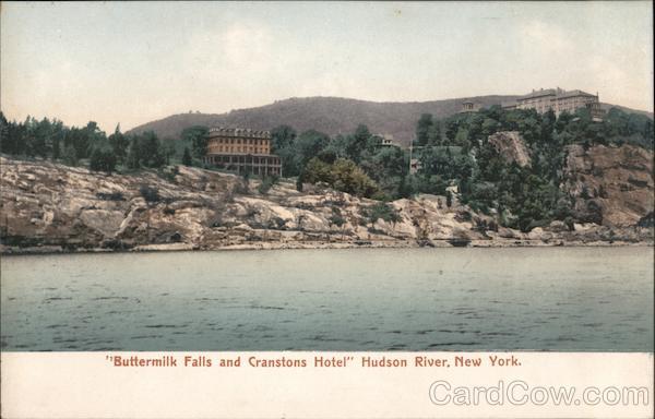 Buttermilk Falls and Cranstons Hotel Milton New York