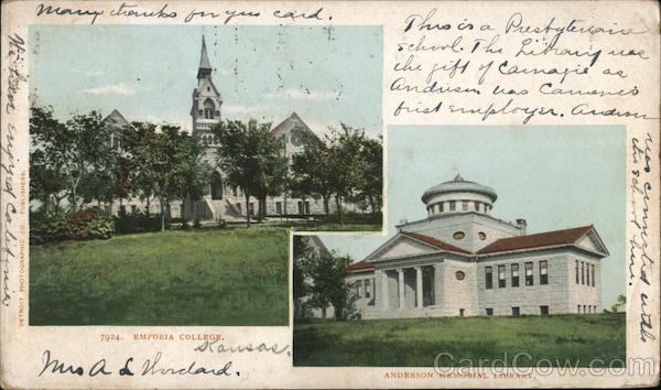 Emporia College, Anderson Memorial Library Kansas