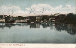 Greetings from Wolfeboro, N.H. Postcard