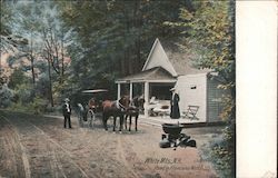 Road in Franconia Notch Postcard