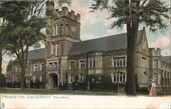 New Library, Princeton University New Jersey Postcard Postcard Postcard