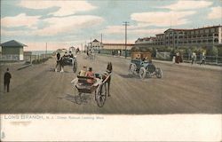 Ocean Avenue, Looking West Postcard