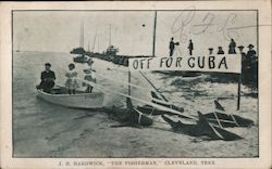 J.H. Hardwick, "The Fisherman" Postcard