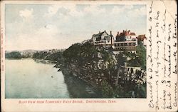 Bluff View from Tennessee River Bridge Postcard