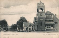 South Side Drug Store, Hall Hall Bristol, VT Postcard Postcard Postcard