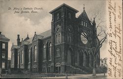 St. Mary's Catholic Church New Britain, CT Postcard Postcard Postcard