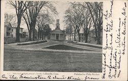 and Congregational Church Postcard