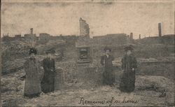 Remains of a Home after Fire Postcard