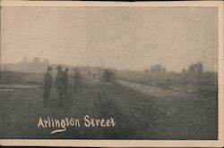 Arlington Street After Fire Postcard