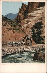Along Gardiner River, Grand Canyon of the Yellowstone Postcard