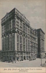 Betz Bldg. Girard and Real Estate Trust in Distance Postcard