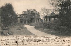 Summer House and Pond Homestead, Elizabeth Park Postcard
