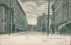 Bank Street Waterbury, CT Postcard Postcard Postcard