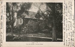 The Old Manse Concord, MA Postcard Postcard Postcard