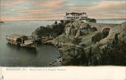 "Beacon Rock" E. D. Morgan's Residence Postcard