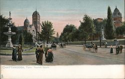Fountain Square Postcard