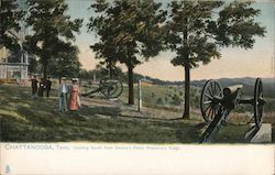 Looking South from Delany's Point, Missionary RIdge Postcard