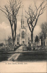 St. Pauls Church Postcard