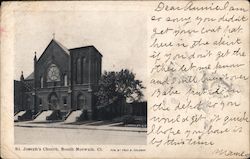 S. Joseph's Church South Norwalk, CT Postcard Postcard Postcard