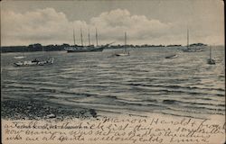River Scene Postcard